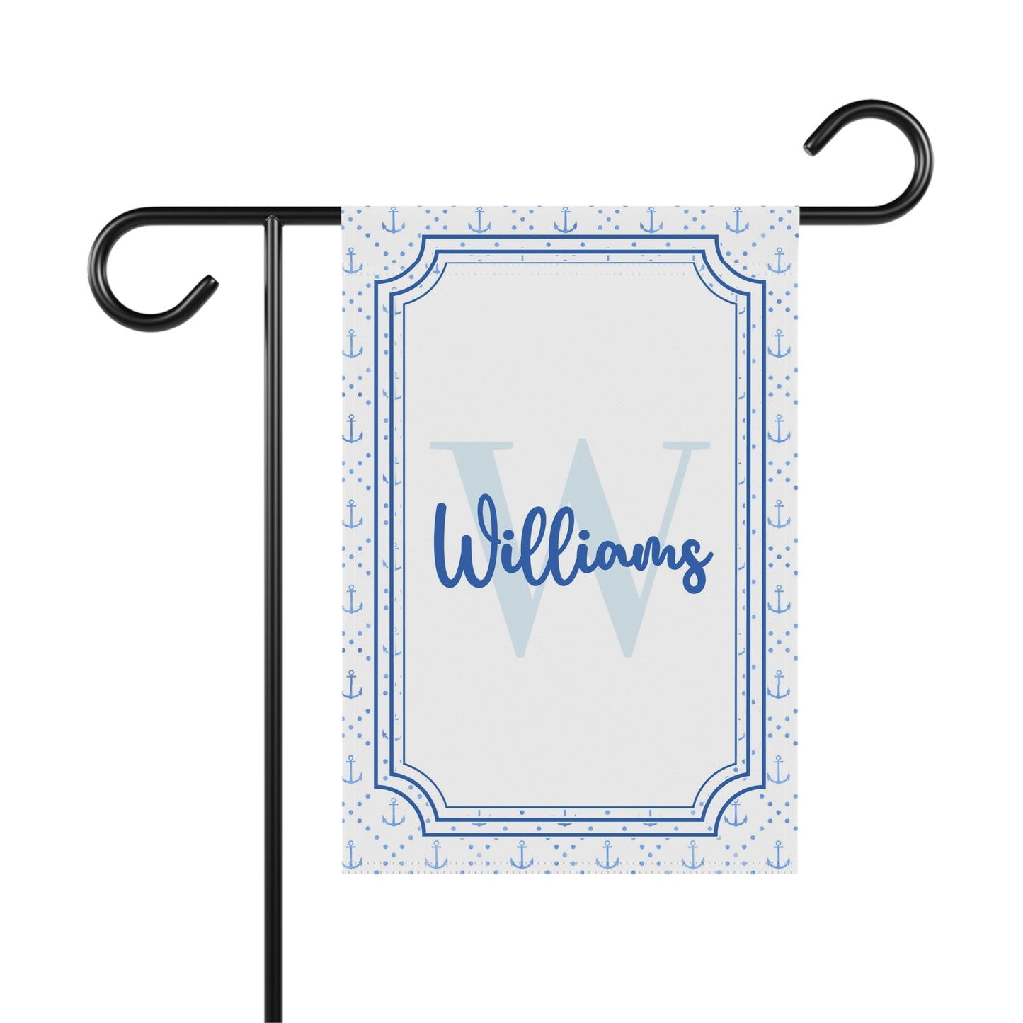 Personalized Nautical Garden Flag