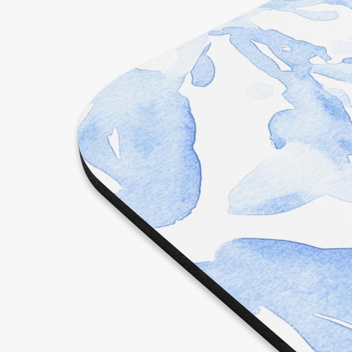 Personalized Watercolor Damask Mouse Pad