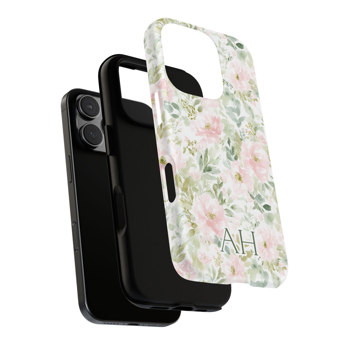Personalized Watercolor Floral Phone Case