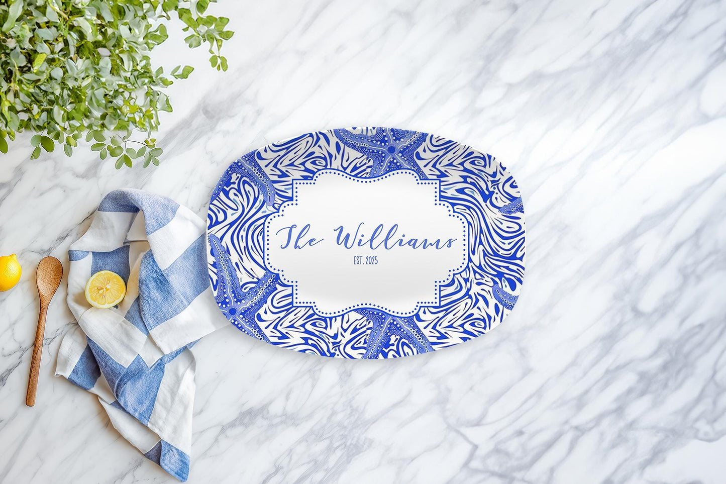 Starfish Personalized Platter