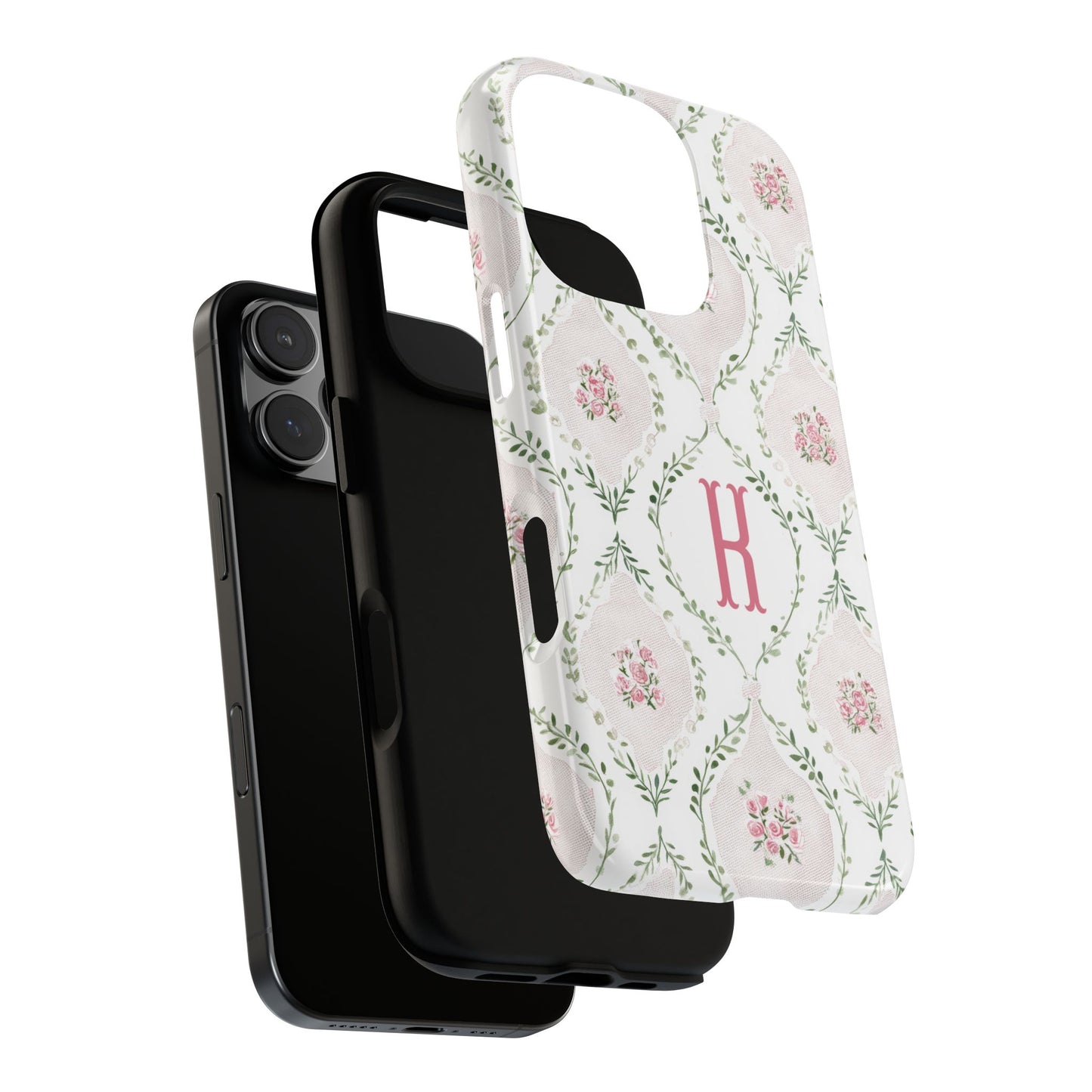 Vintage Coquette Floral Personalized Phone Case