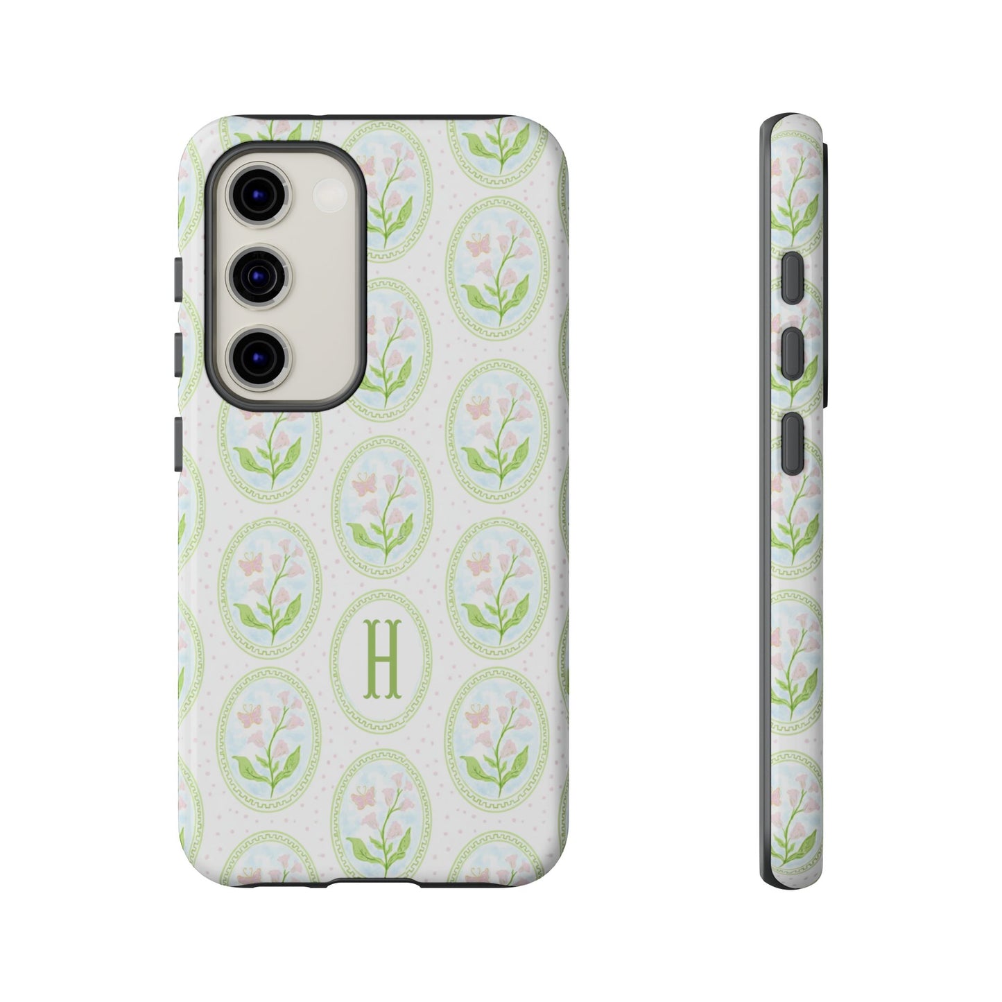 Floral Monogram Phone Case