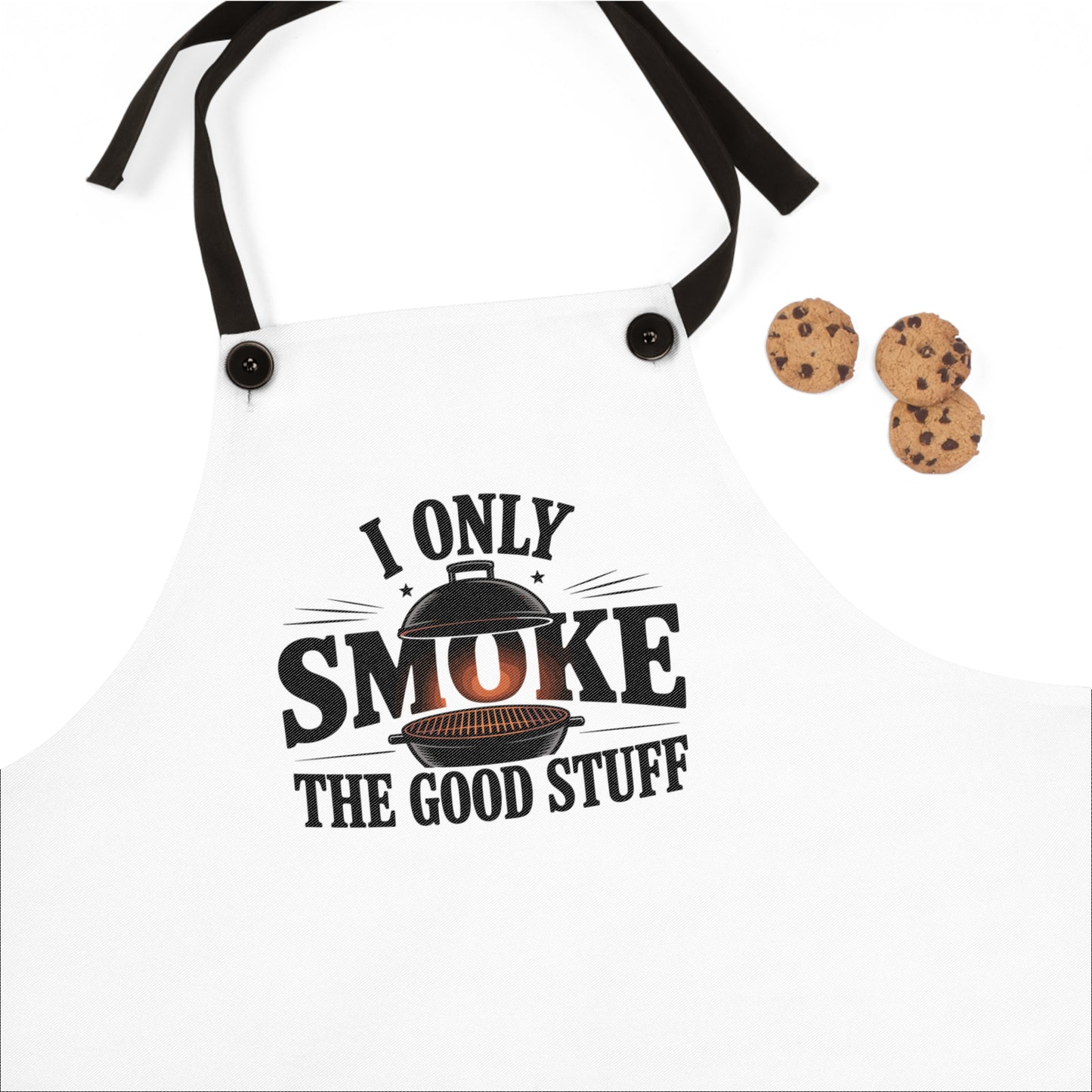 I Only Smoke The Good Stuff Apron | BBQ Grill Smoker Cooking Apron