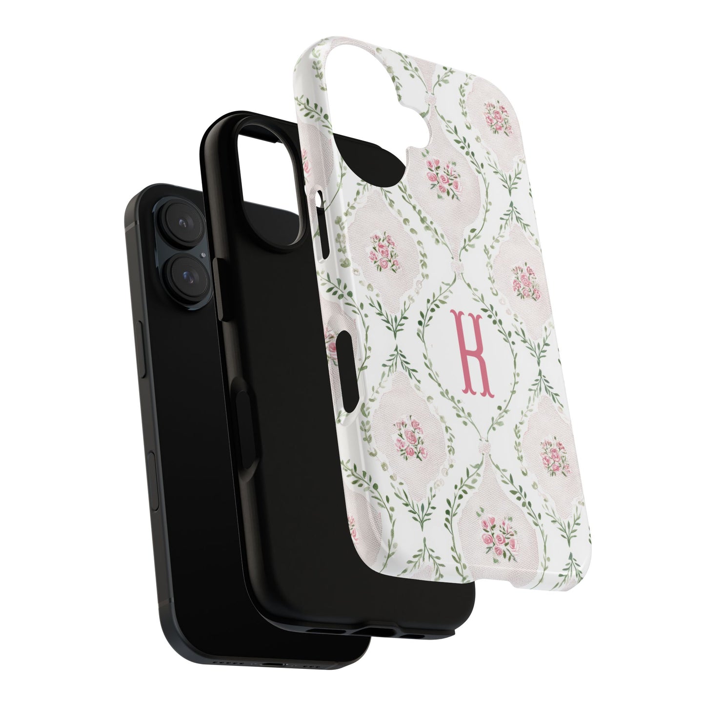 Vintage Coquette Floral Personalized Phone Case