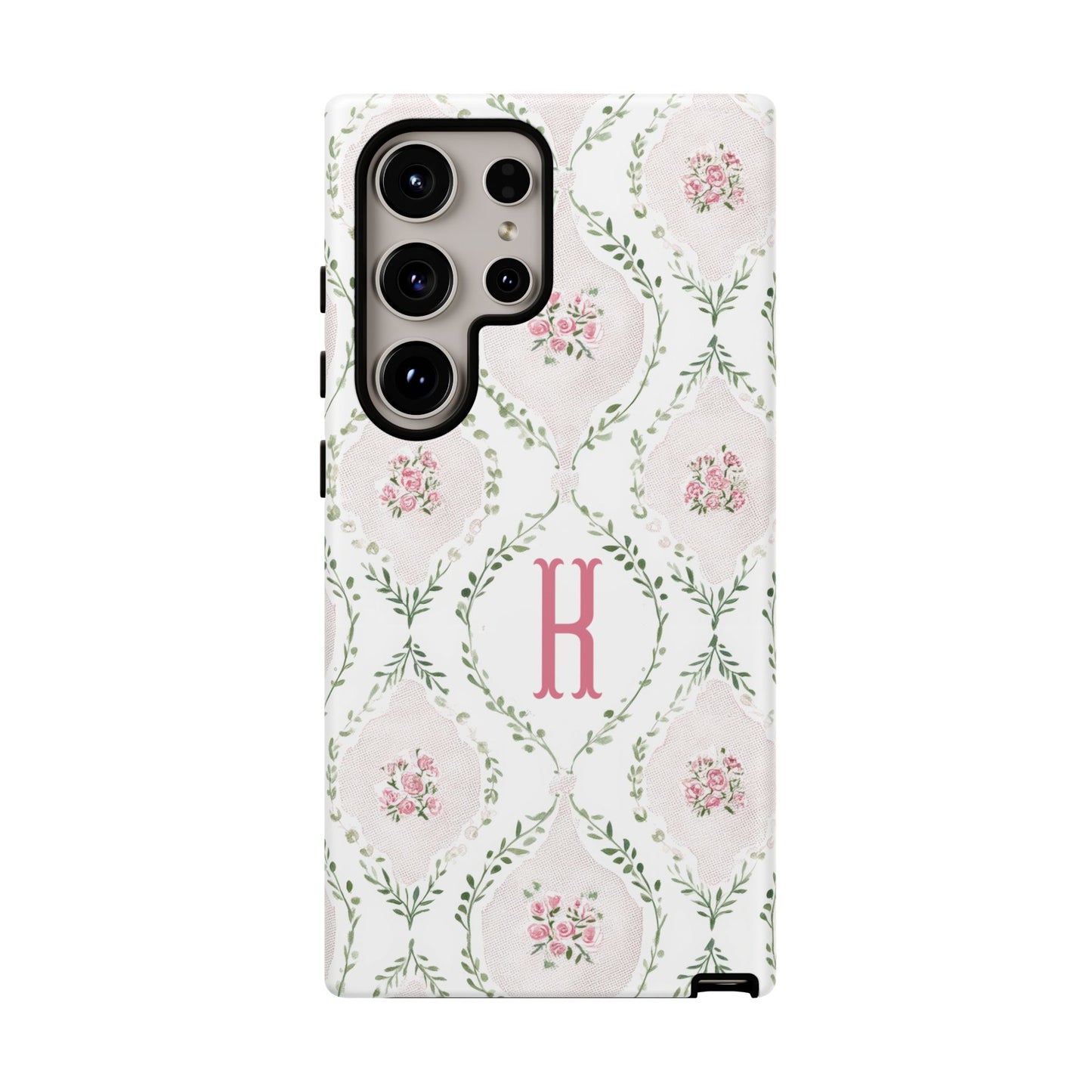 Vintage Coquette Floral Personalized Phone Case