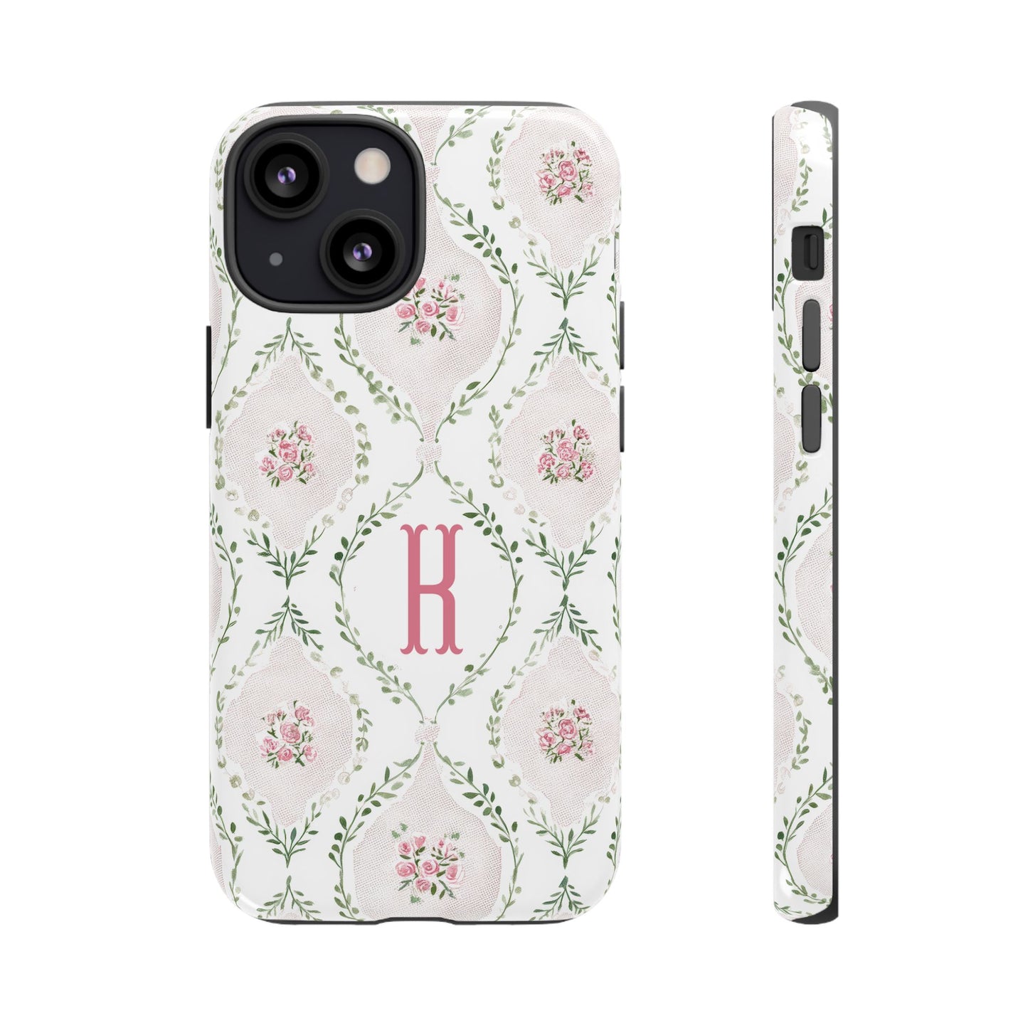 Vintage Coquette Floral Personalized Phone Case