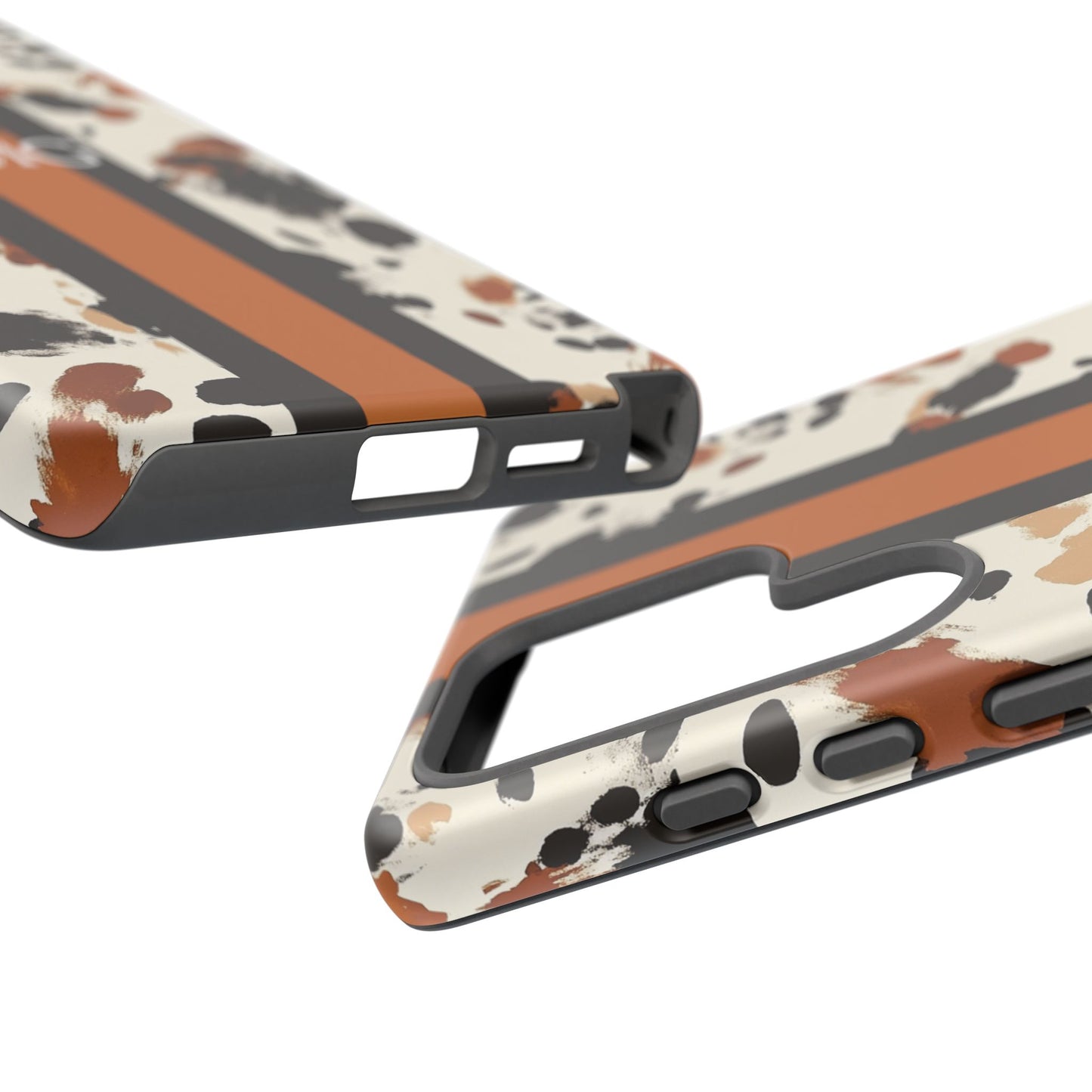 Cowhide Monogram Phone Case