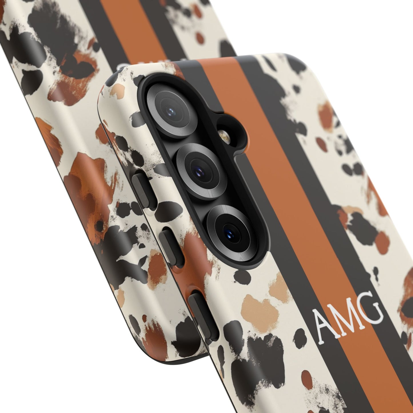 Cowhide Monogram Phone Case