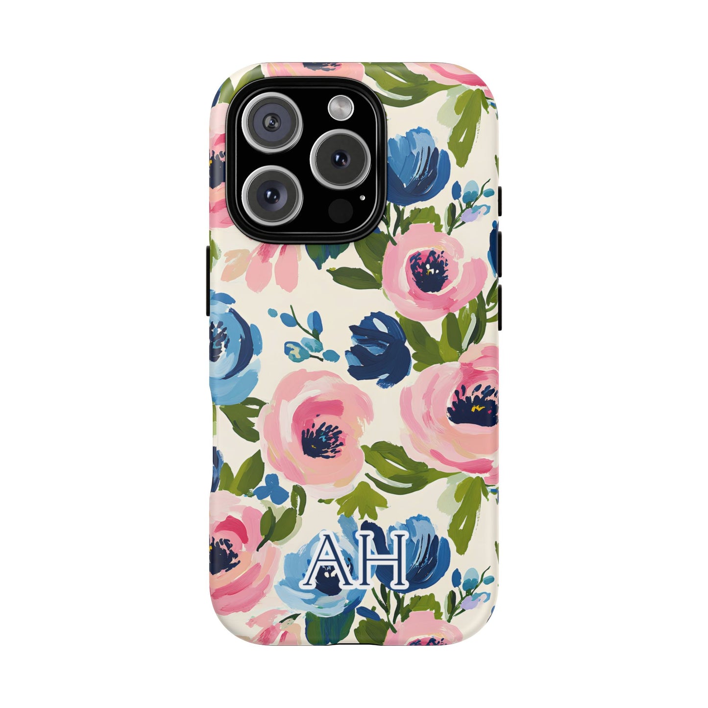 Personalized Painted Floral Phone Case