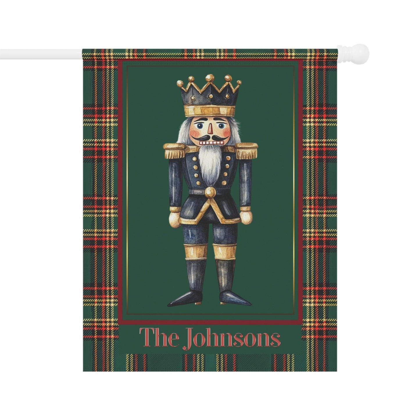 Ralph Lauren Inspired Nutcracker Garden Flag Personalized