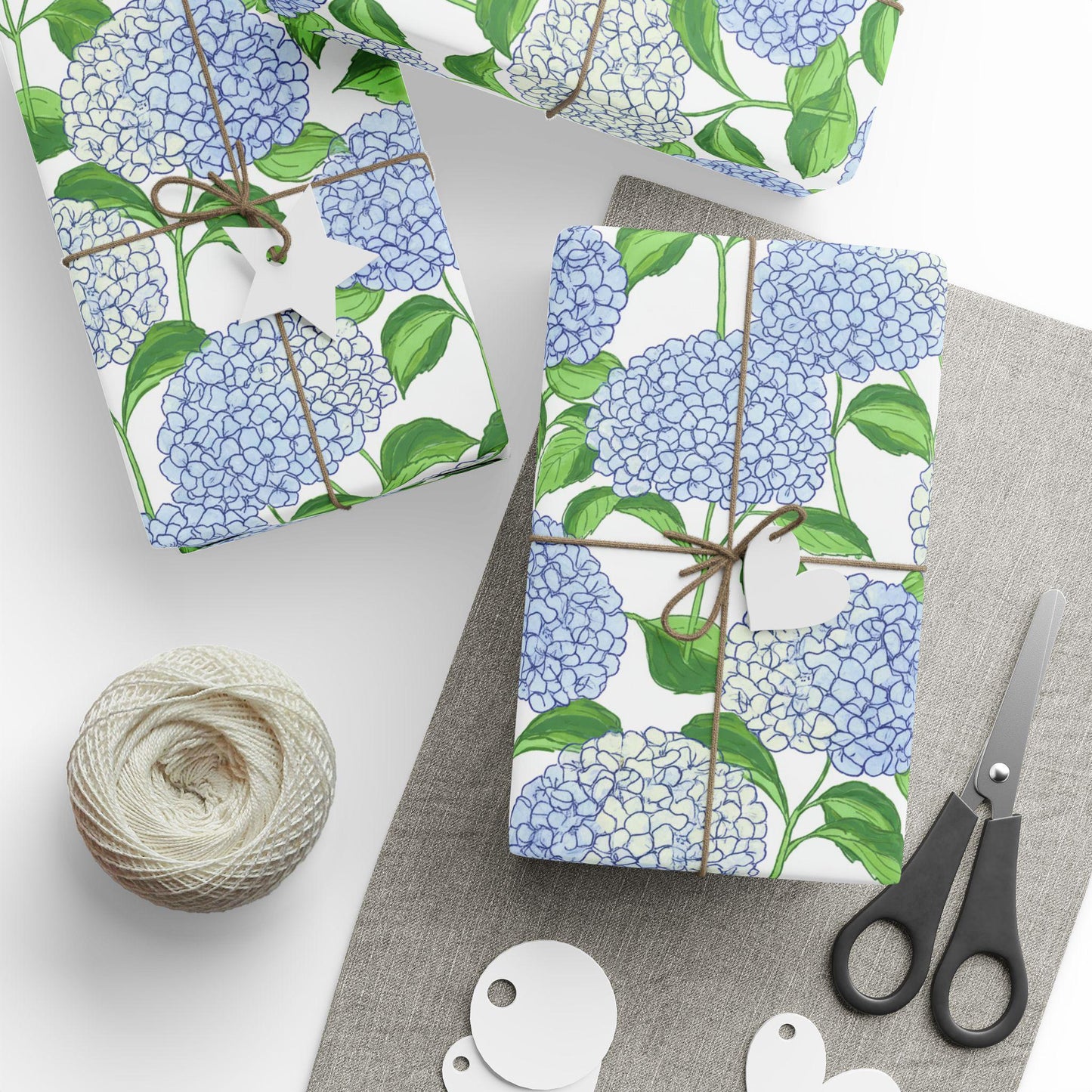 Hydrangea Wrapping Paper