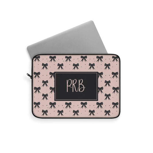 Personalized Hearts Laptop Sleeve