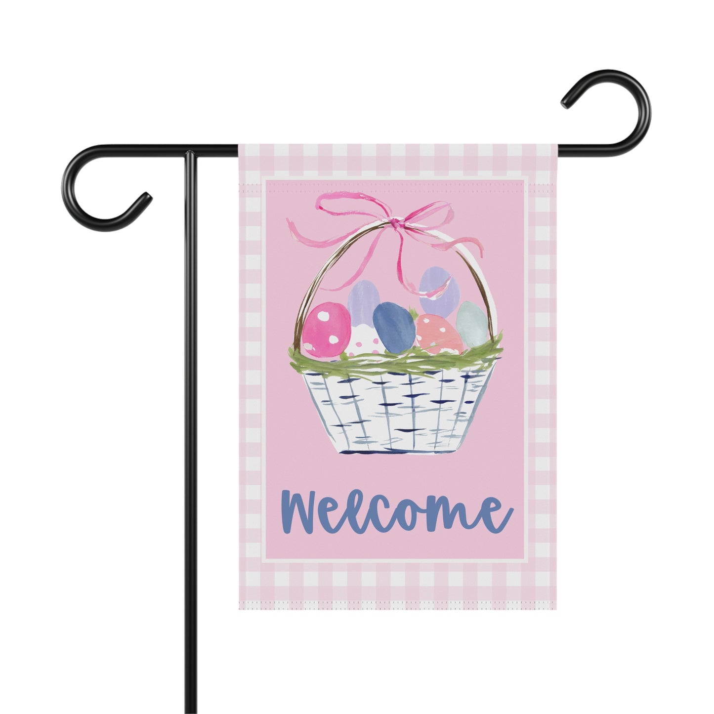 Easter Egg Basket Garden Flag
