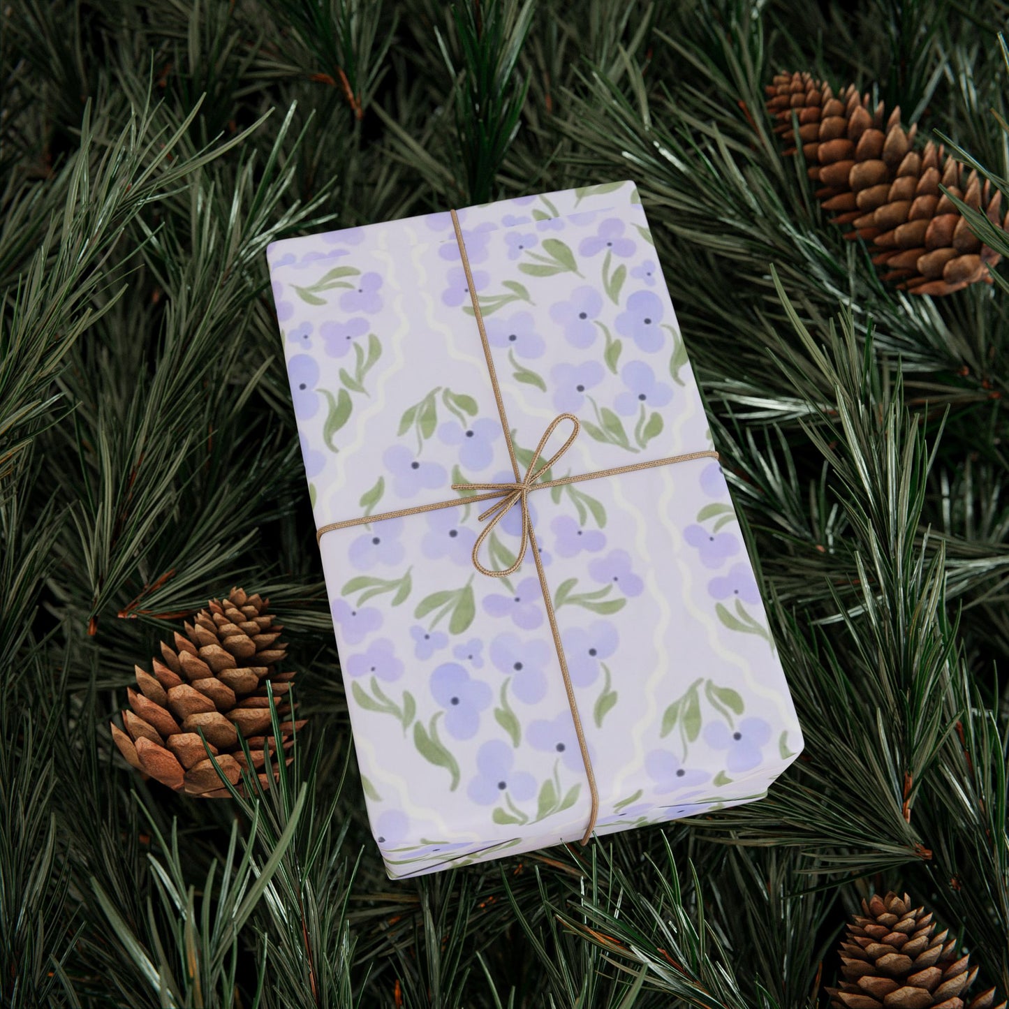 Lavender Hydrangea Wrapping Paper
