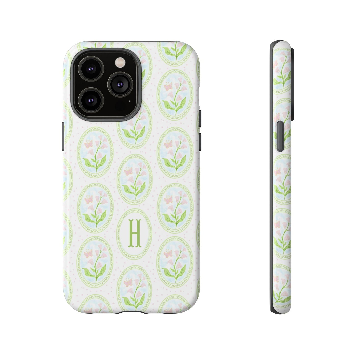 Floral Monogram Phone Case