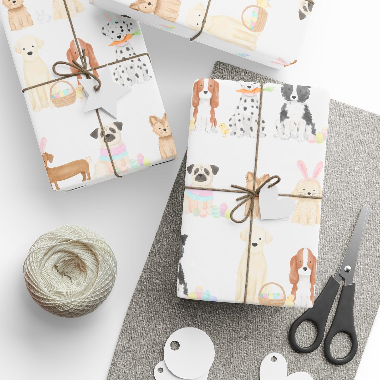 Easter Dog Wrapping Paper