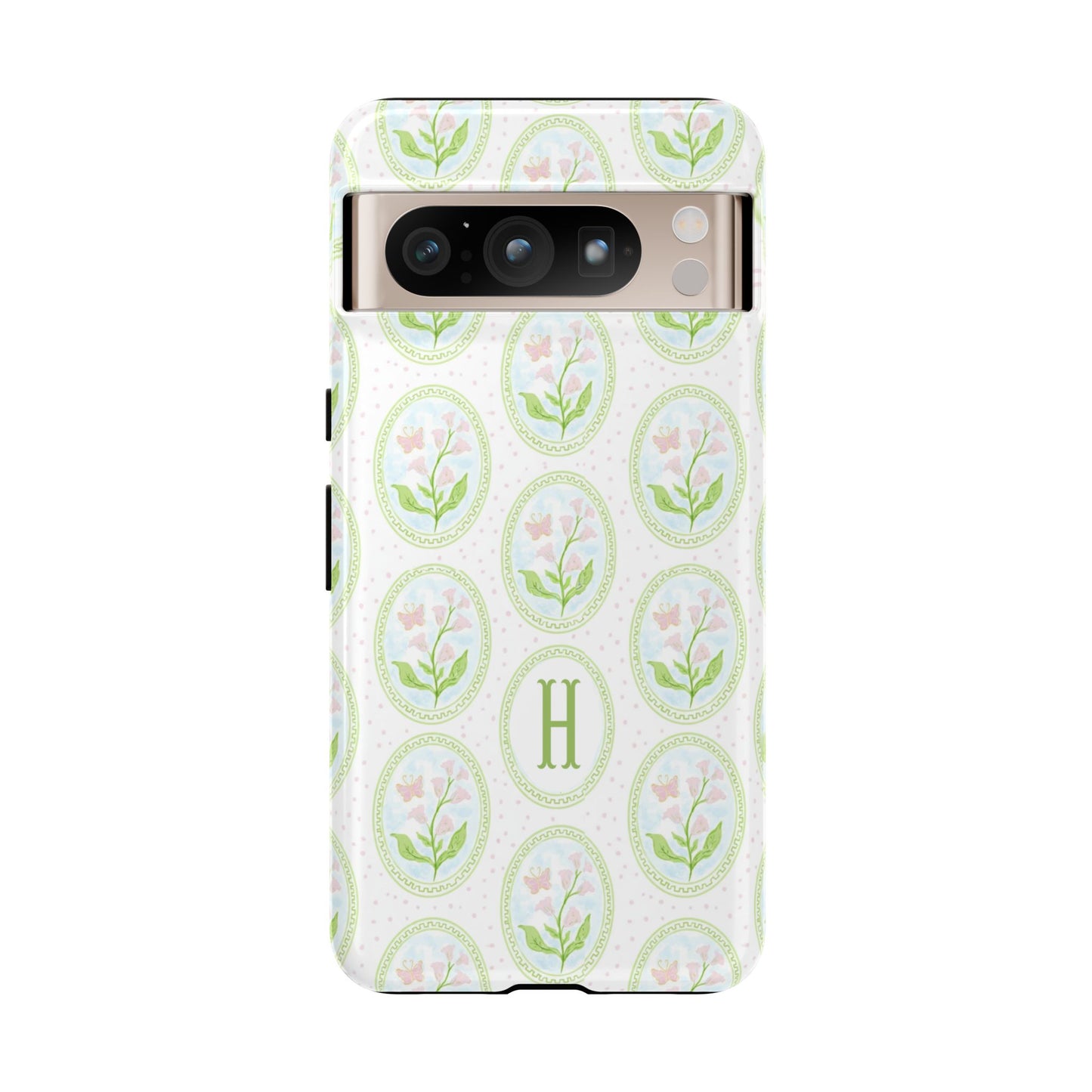 Floral Monogram Phone Case
