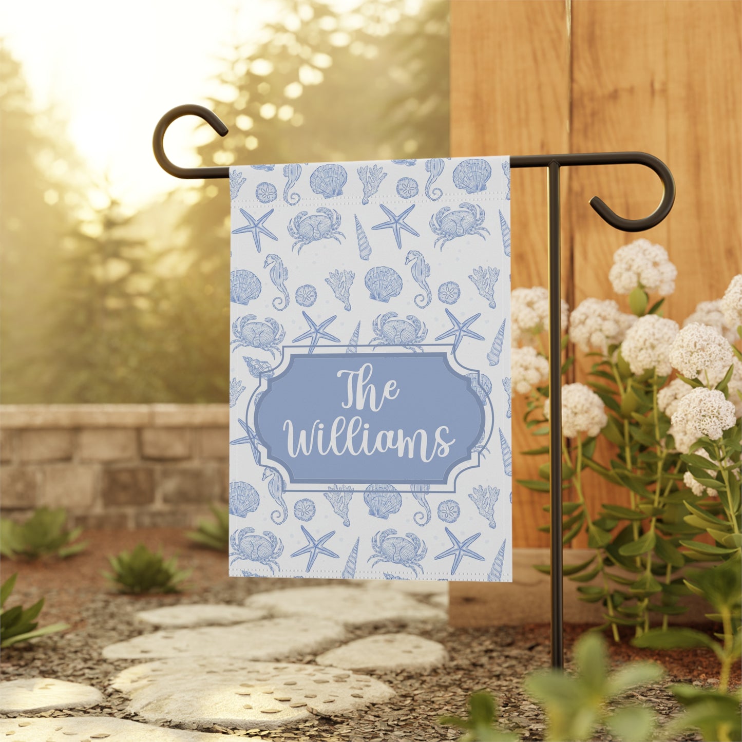 Personalized Nautical Garden Flag