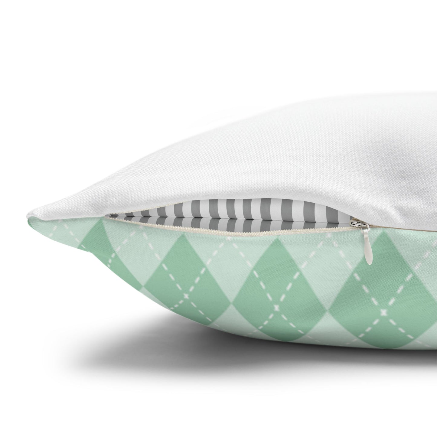 Floral Monogram M Pillowcase, Square Pillowcase