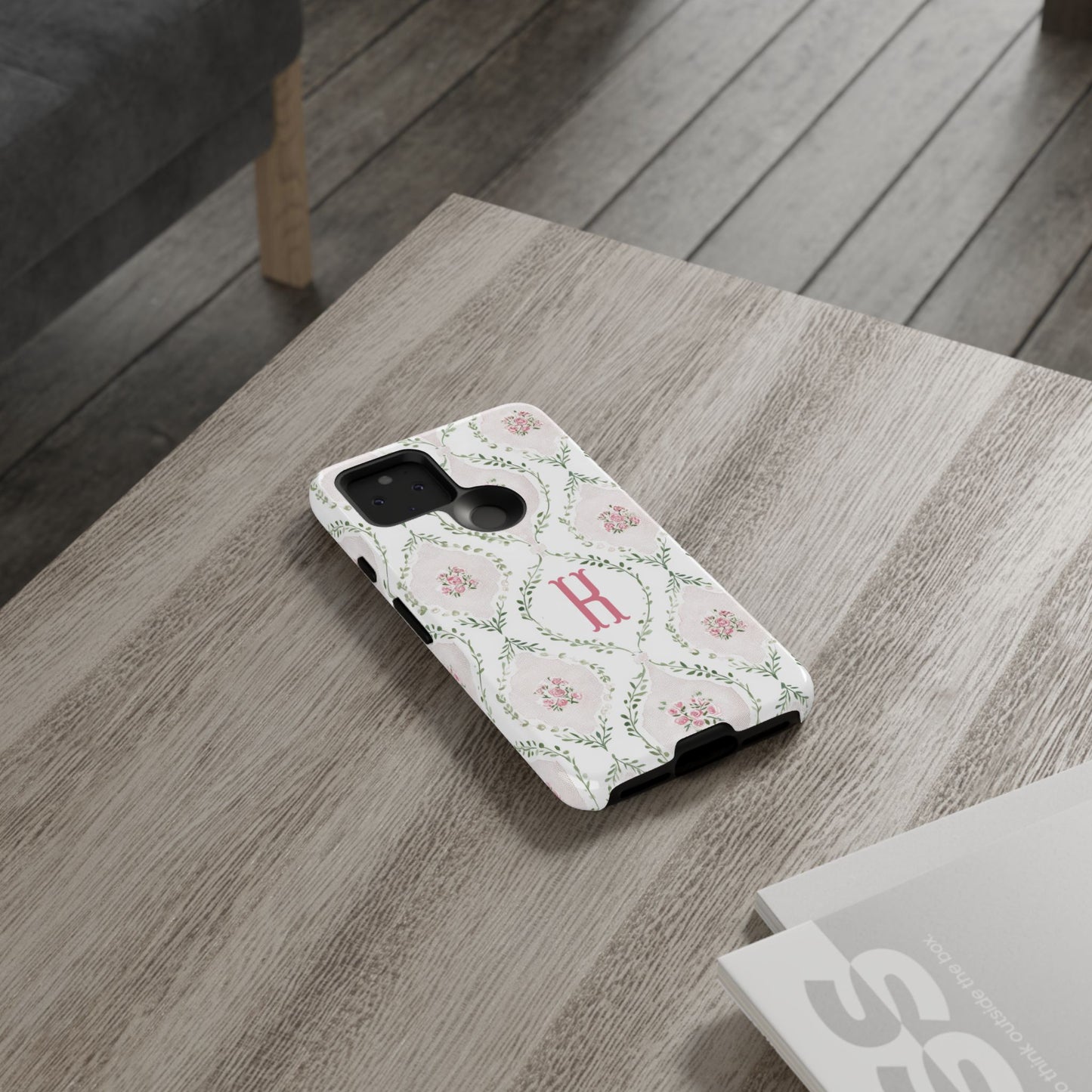 Vintage Coquette Floral Personalized Phone Case