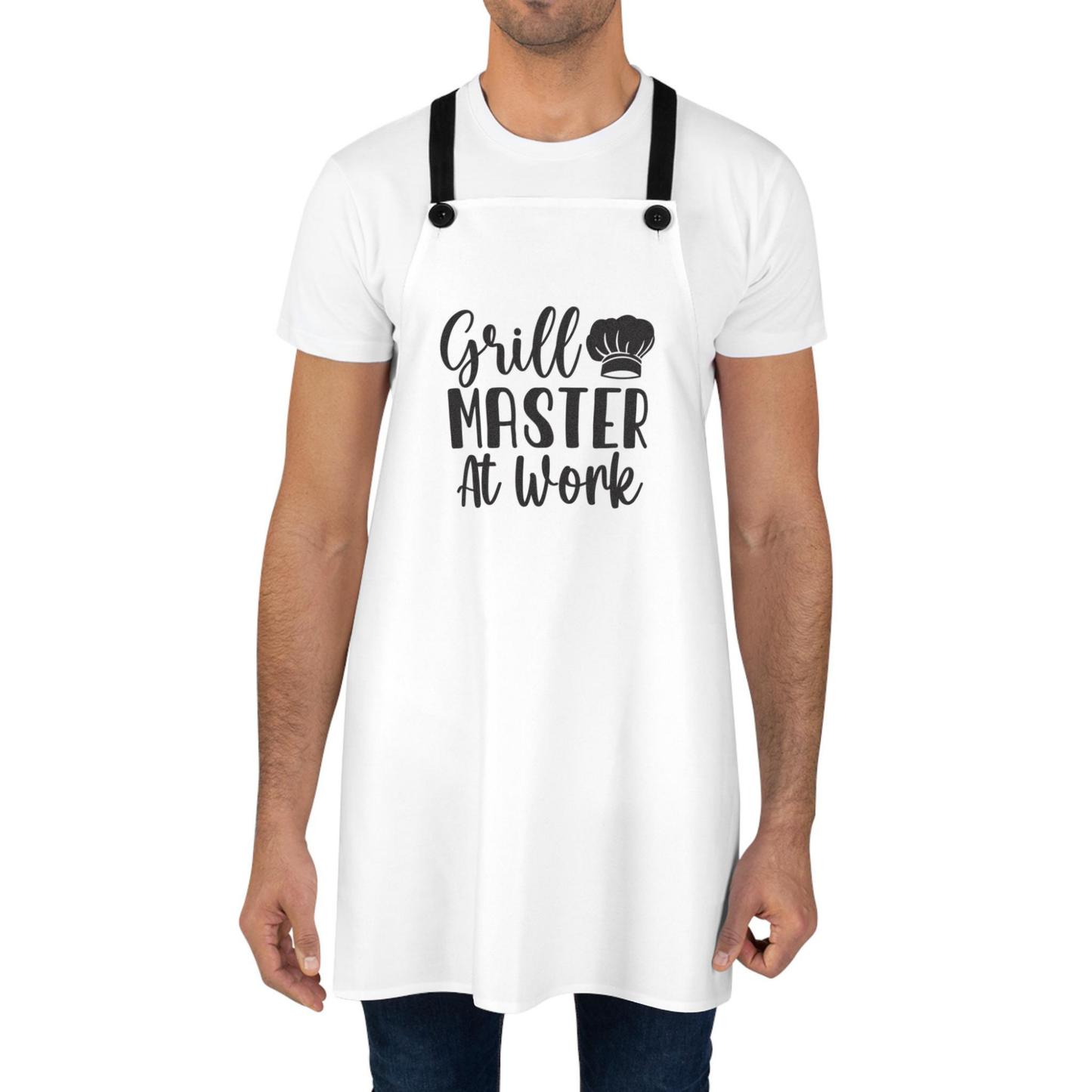 Grill Master Apron | BBQ Cooking Apron for Dads and Grandpa Fathers Day Gift