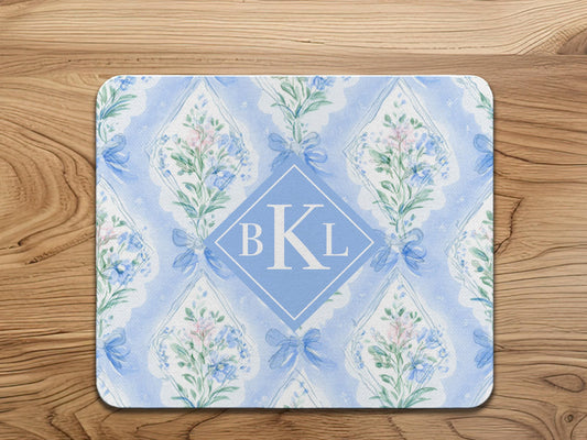 Personalized Floral Mouse Pad