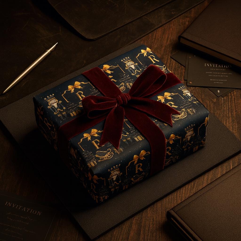 Luxury Nutcracker Personalized Wrapping Paper