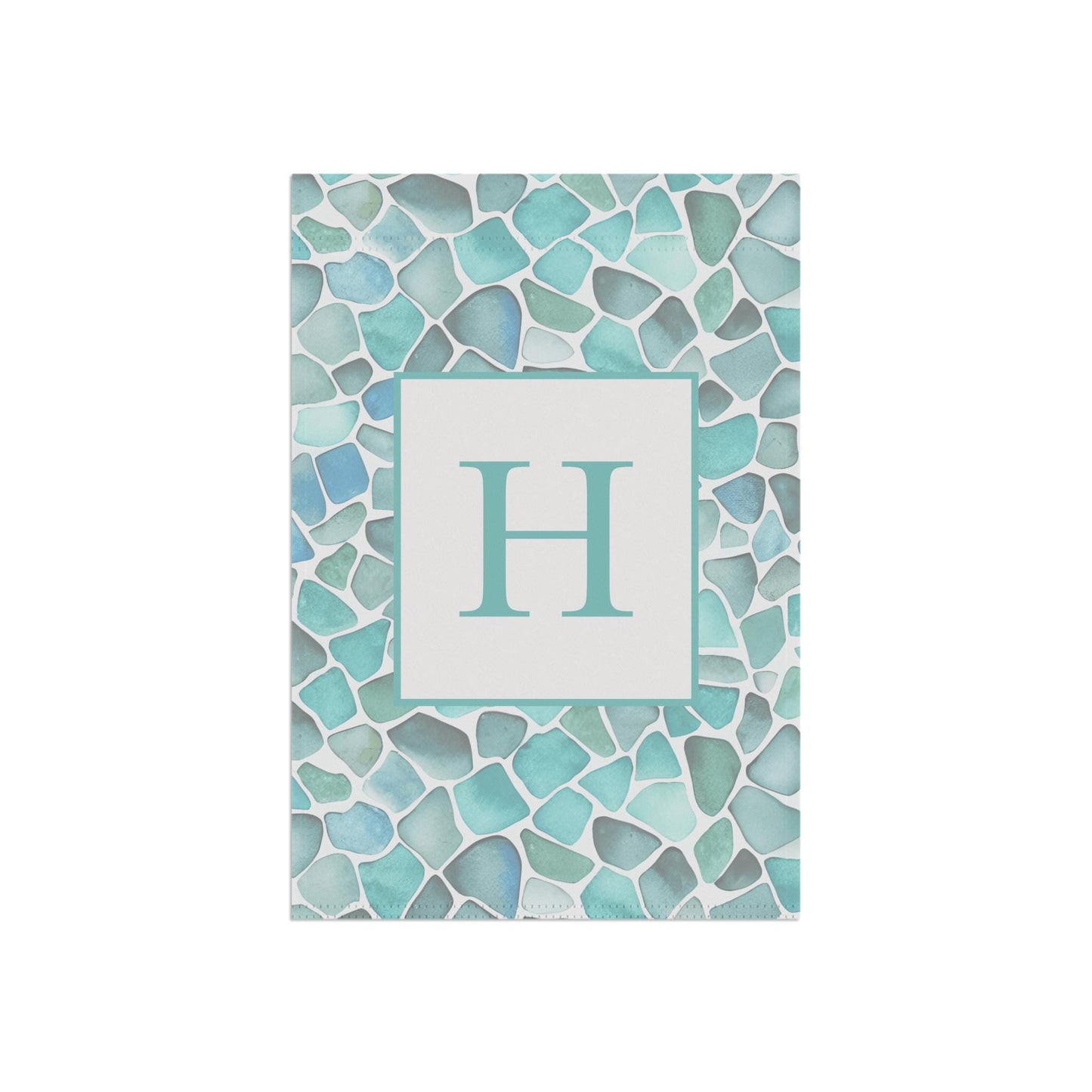 Seaglass Garden Flag Personalized