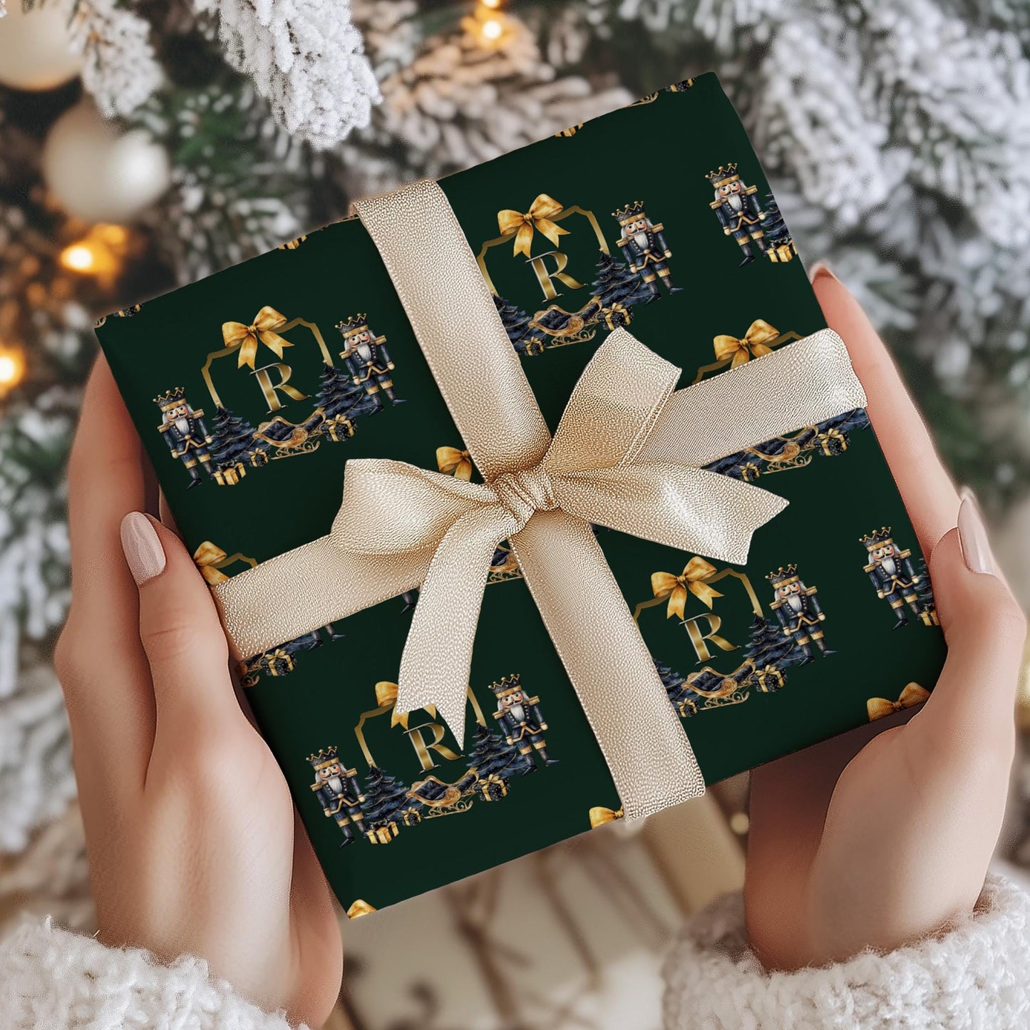 Luxury Nutcracker Wrapping Paper – Personalized