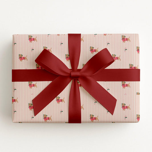 Dachshund Christmas Gift Wrap