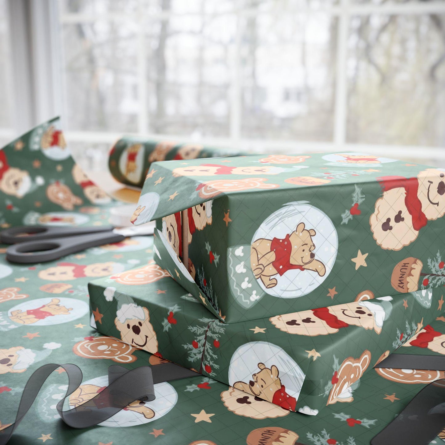 Winnie Christmas Wrapping Paper