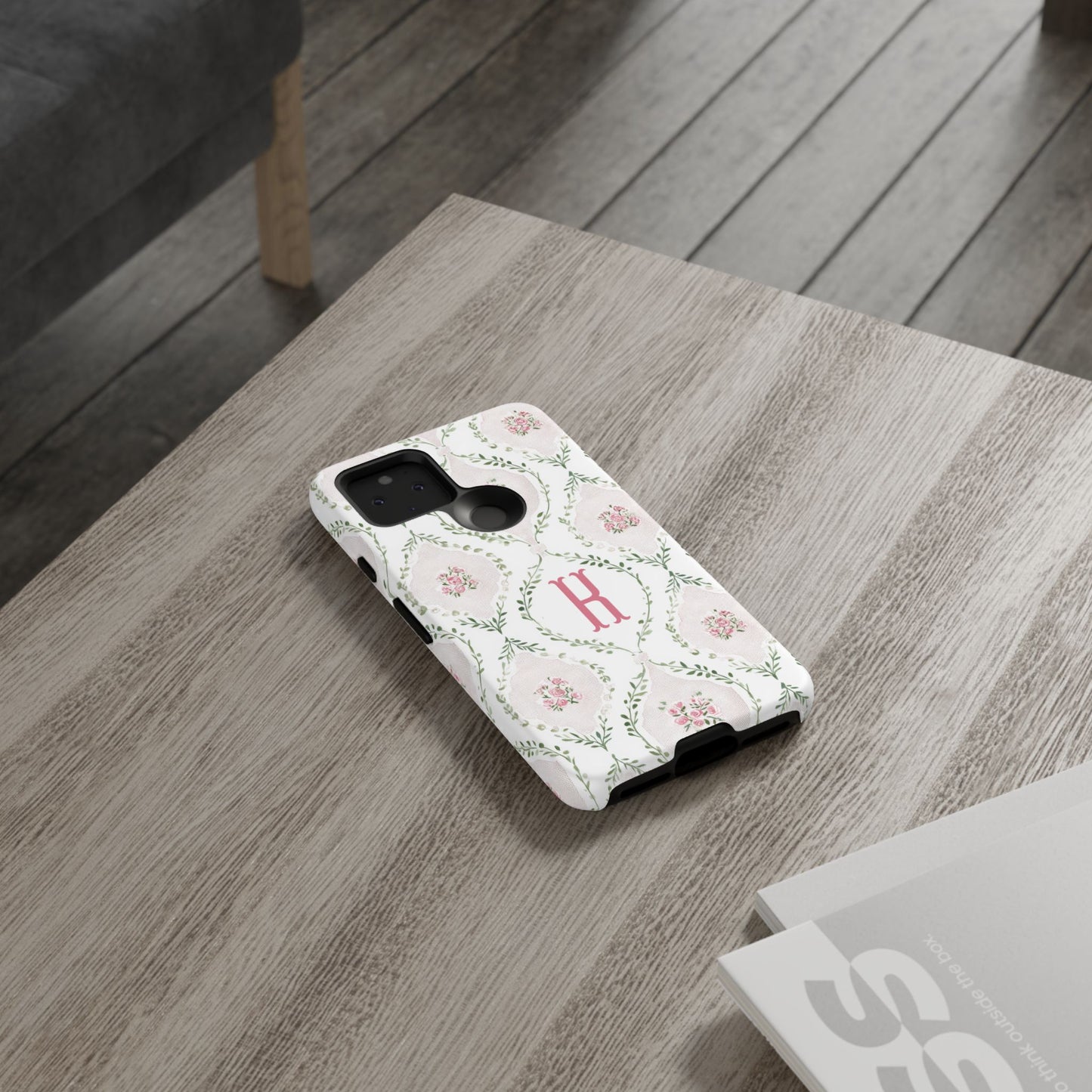 Vintage Coquette Floral Personalized Phone Case