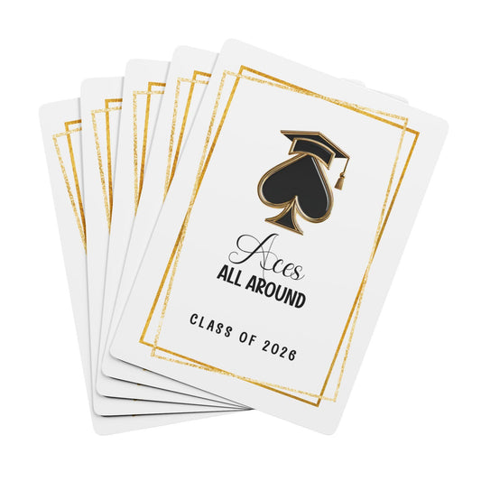 Aces all Around Personalized Playing Cards