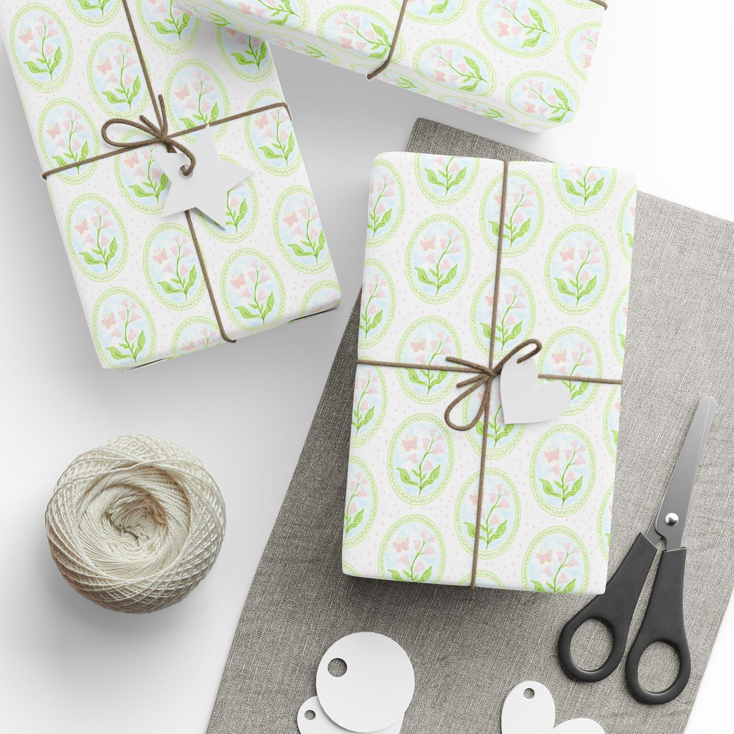 Pastel Floral Wrapping Papers 