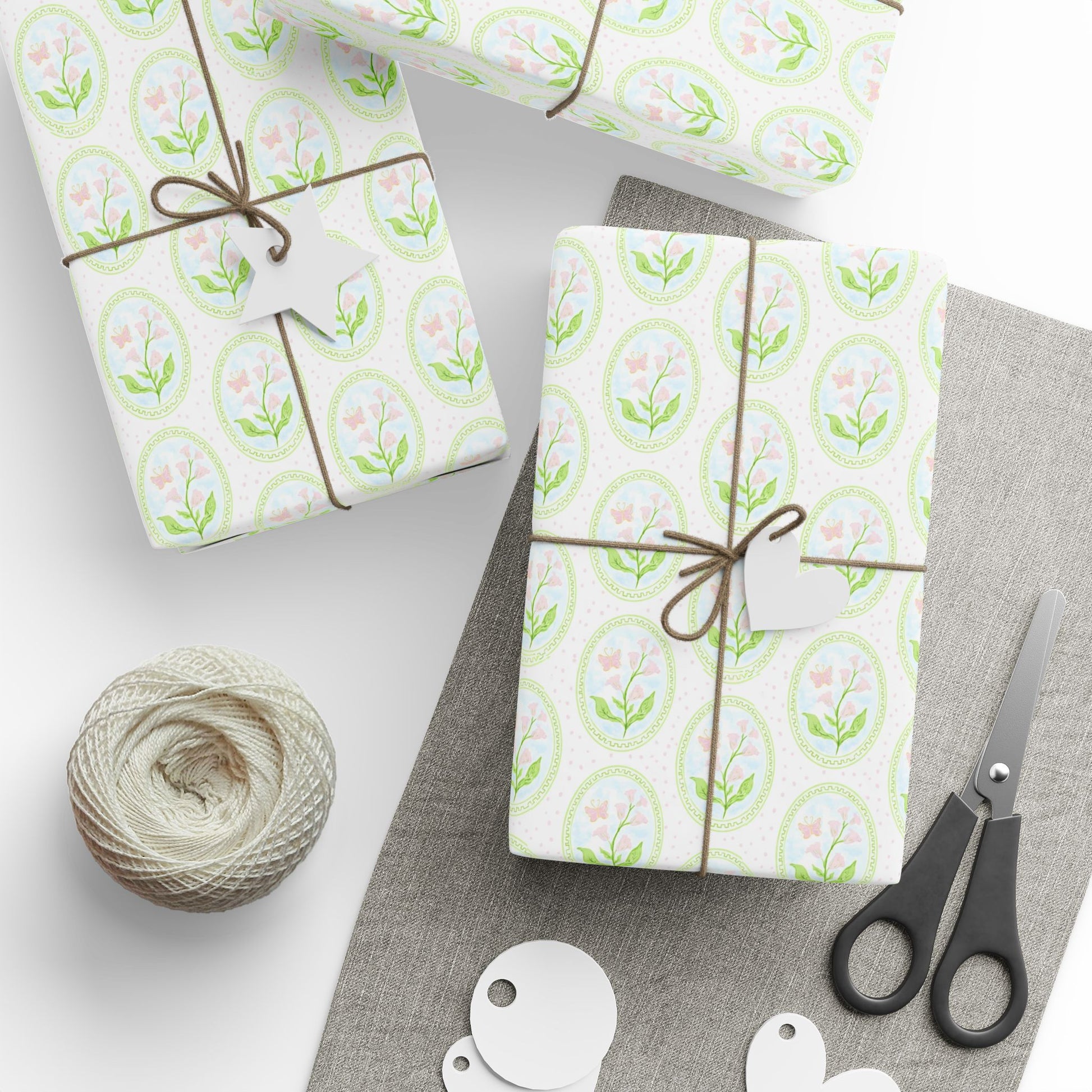 Pastel Floral Wrapping Papers 