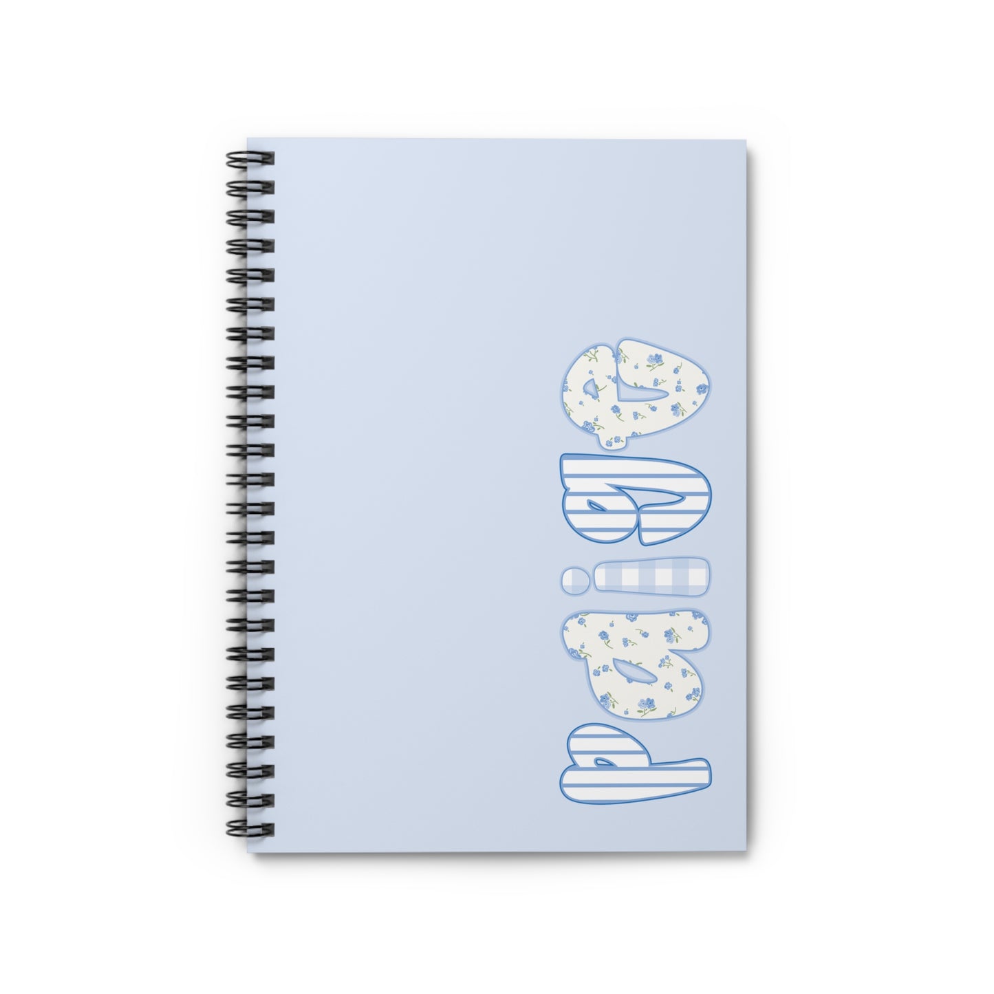 Personalized Grandmillennial Preppy Notebook