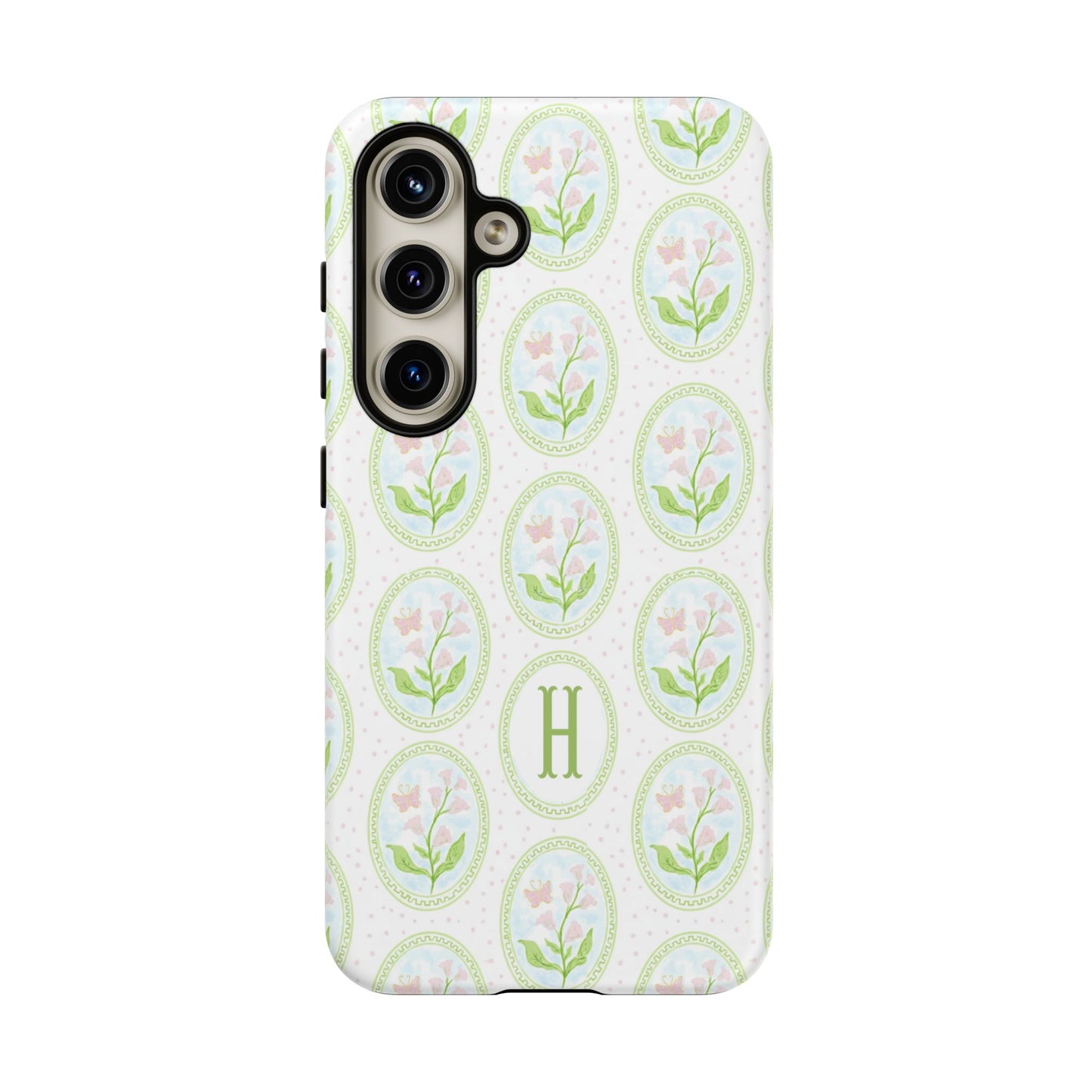 Floral Monogram Phone Case