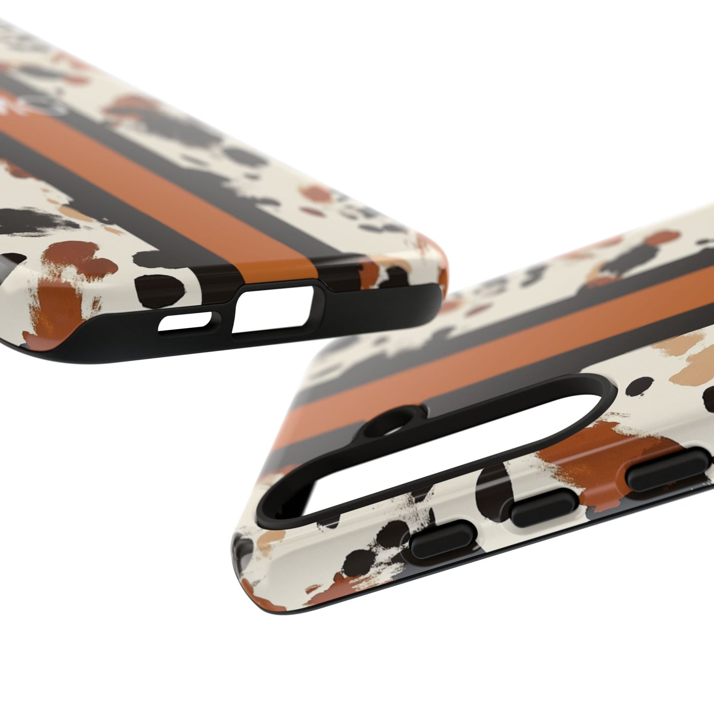 Cowhide Monogram Phone Case