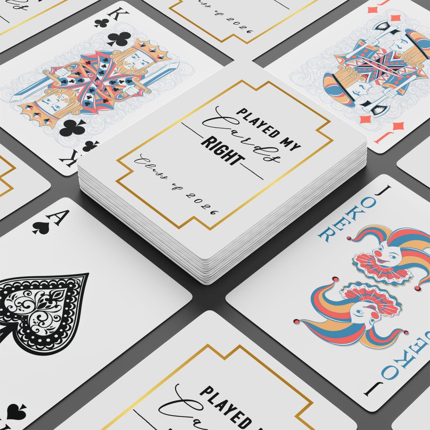 Class of 2026 Personalized Playing Cards