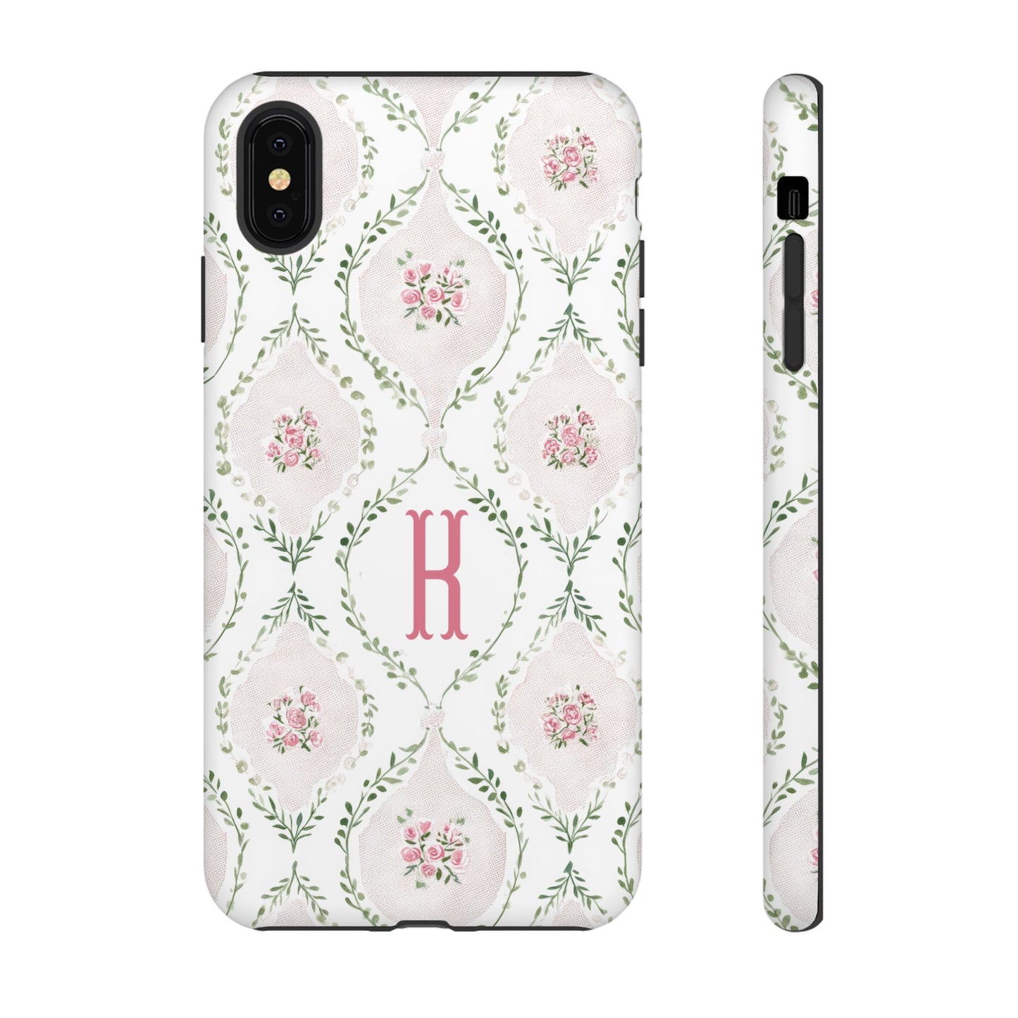 Vintage Coquette Floral Personalized Phone Case