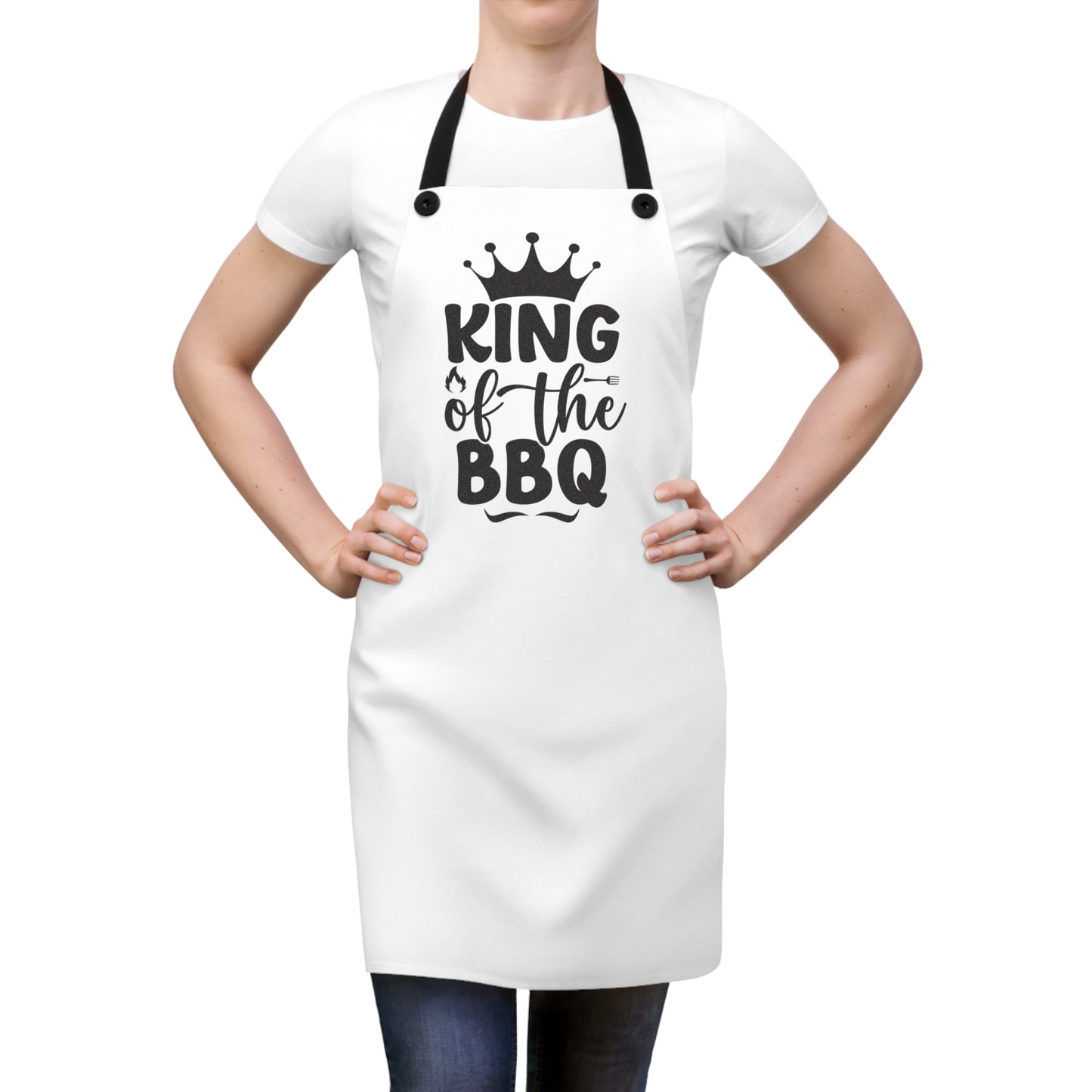 King of the BBQ Apron Fathers Day Gift Apron