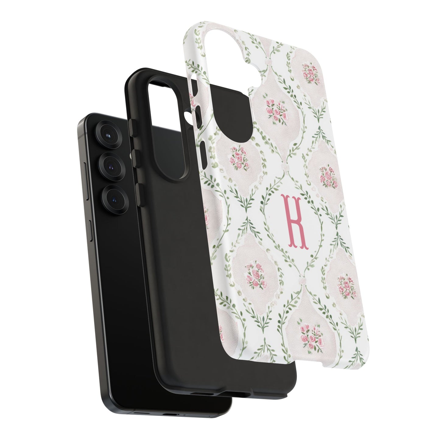Vintage Coquette Floral Personalized Phone Case