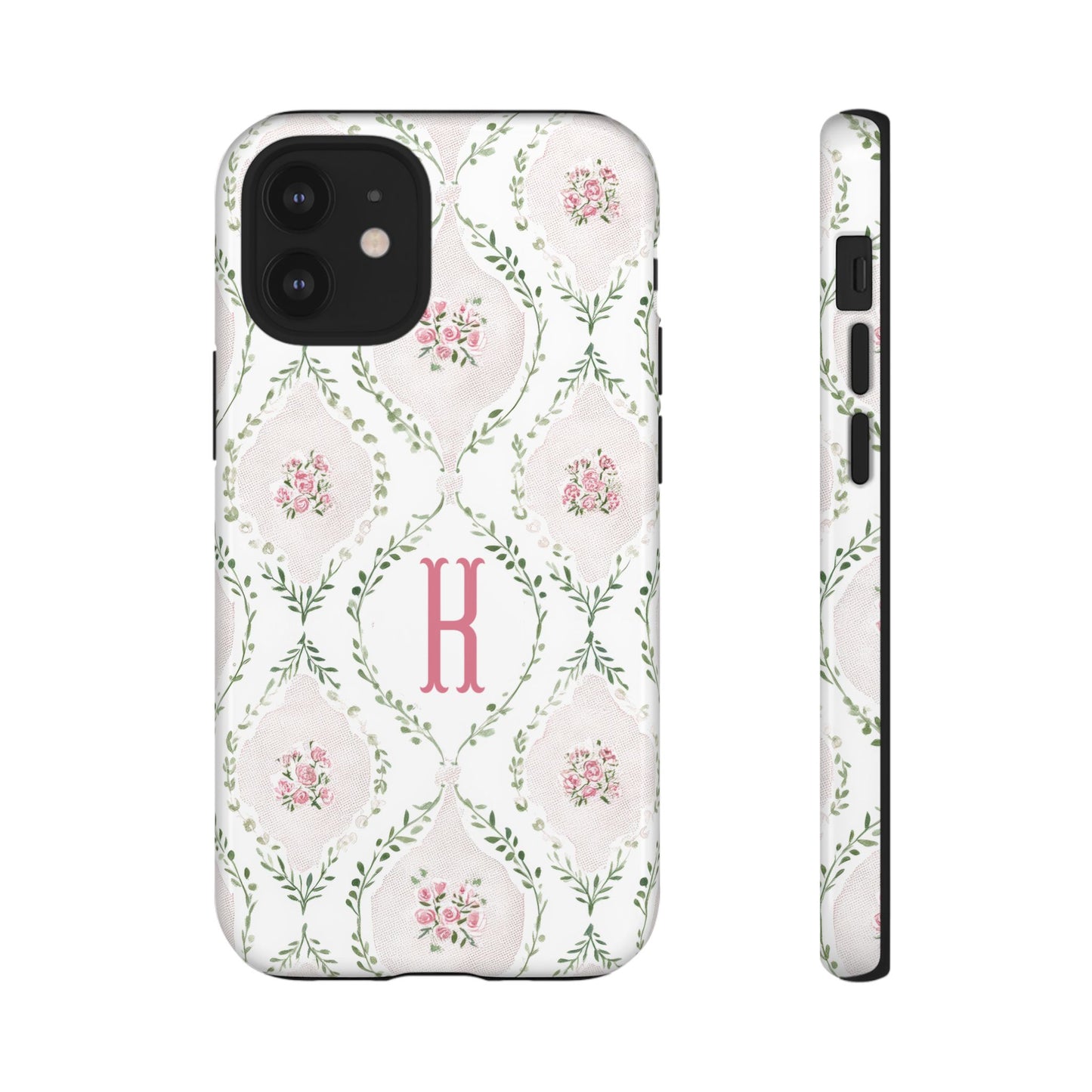 Vintage Coquette Floral Personalized Phone Case