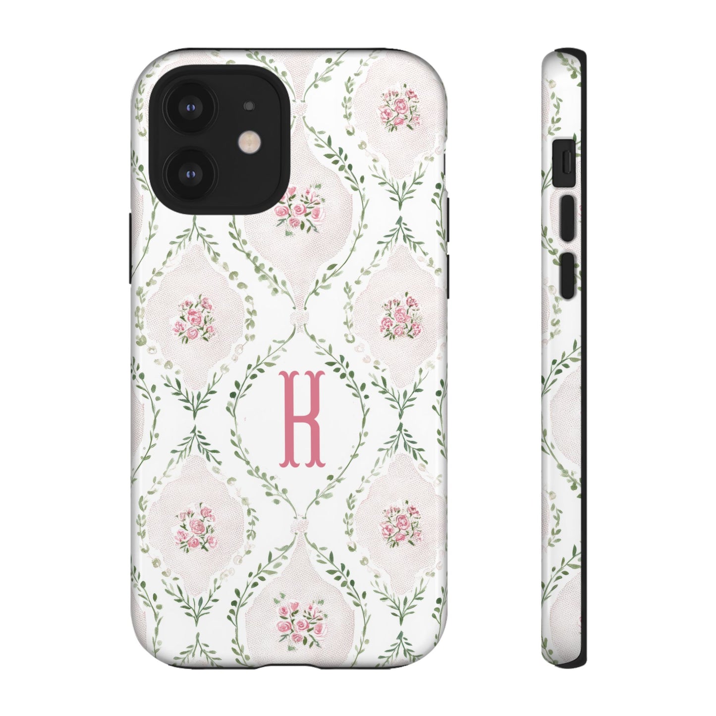 Vintage Coquette Floral Personalized Phone Case