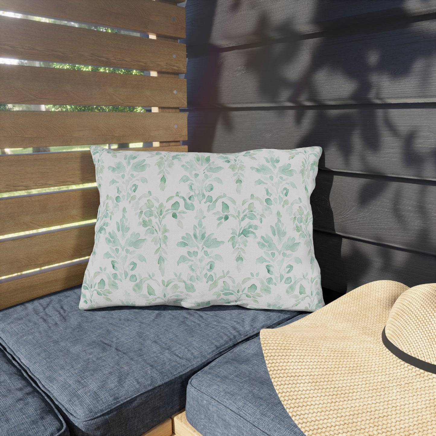 Coastal Abstract Outdoor Pillow