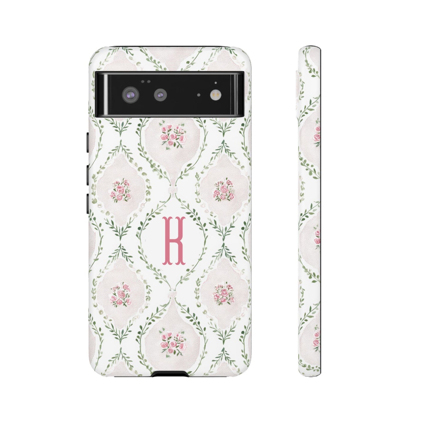 Vintage Coquette Floral Personalized Phone Case