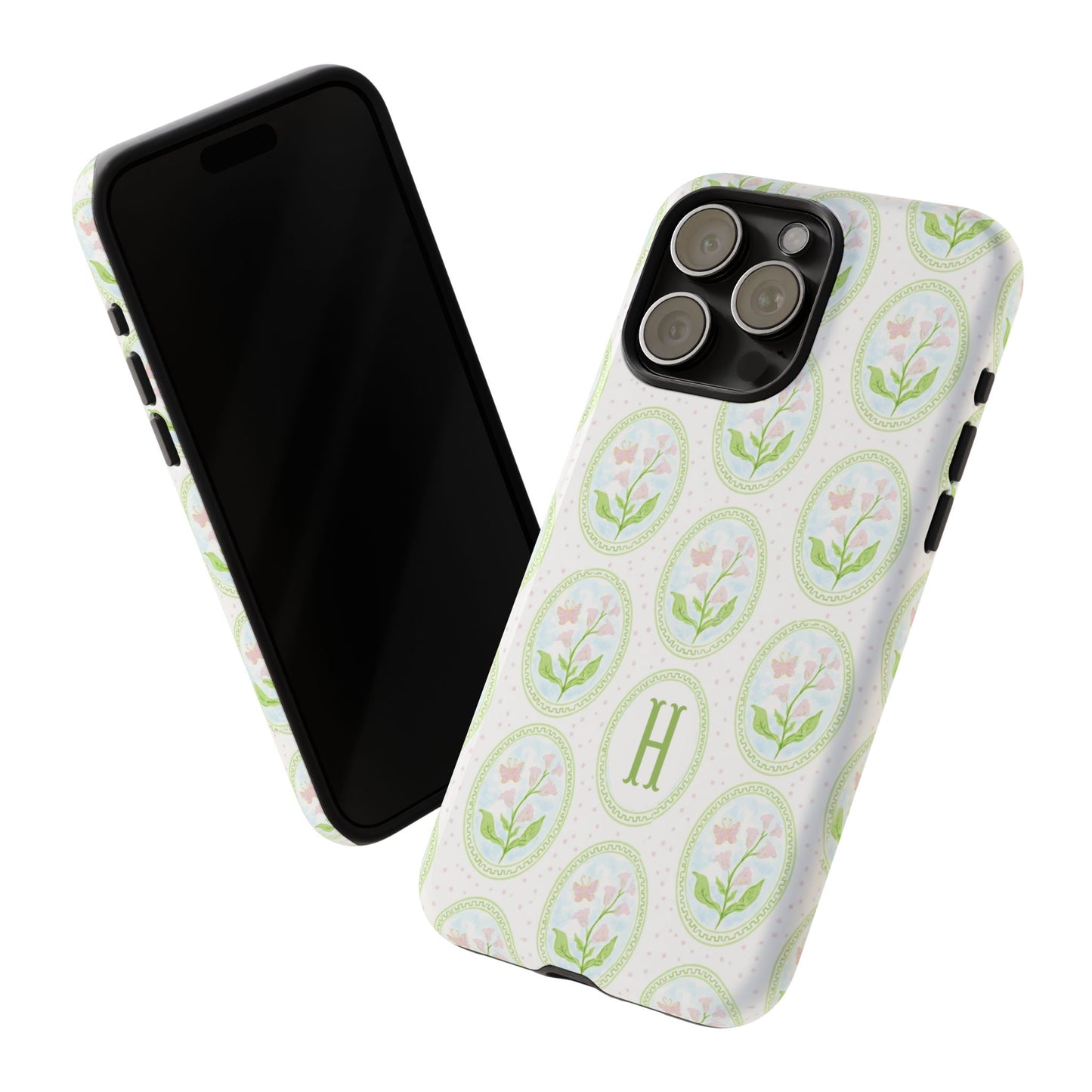 Floral Monogram Phone Case