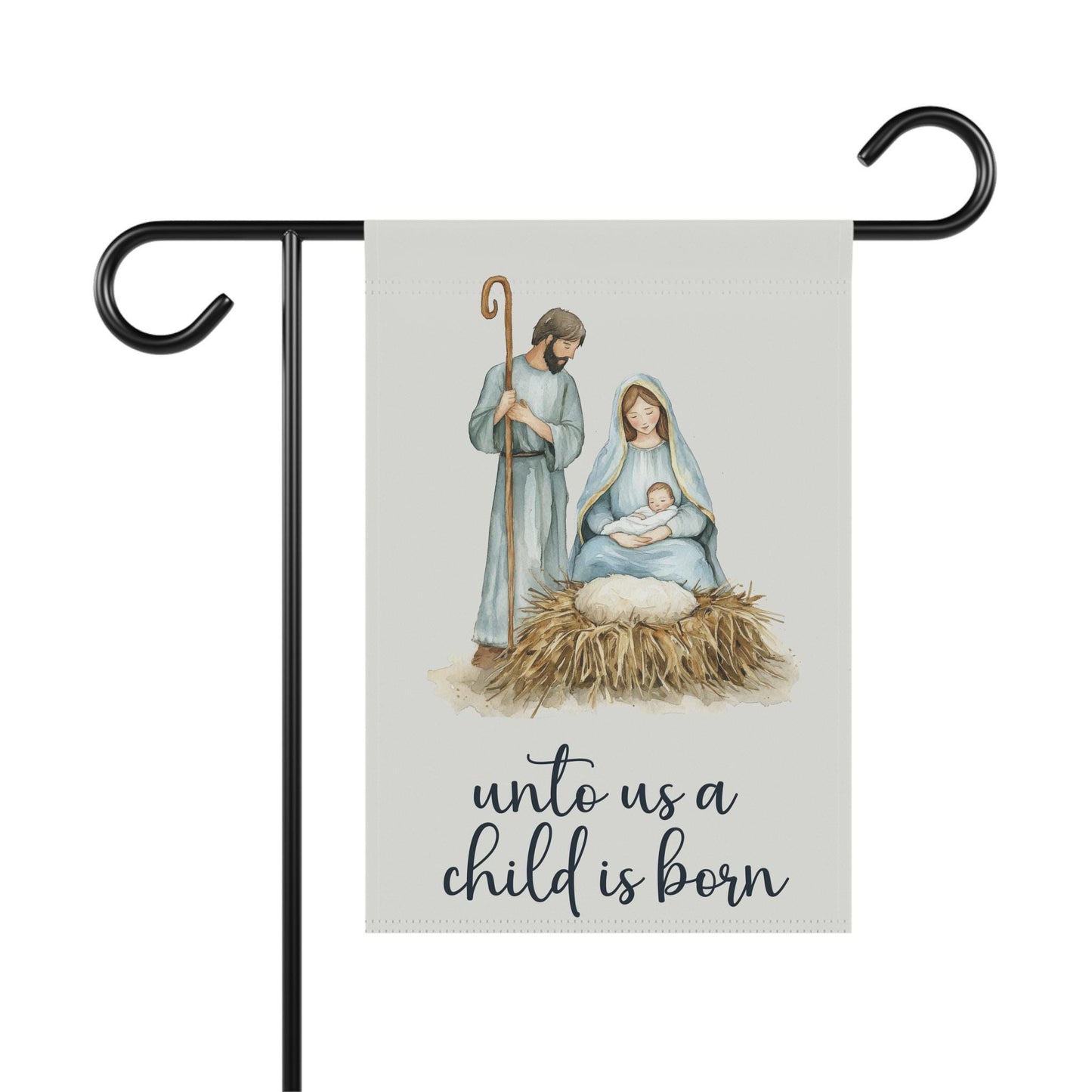 Nativity Garden Flag
