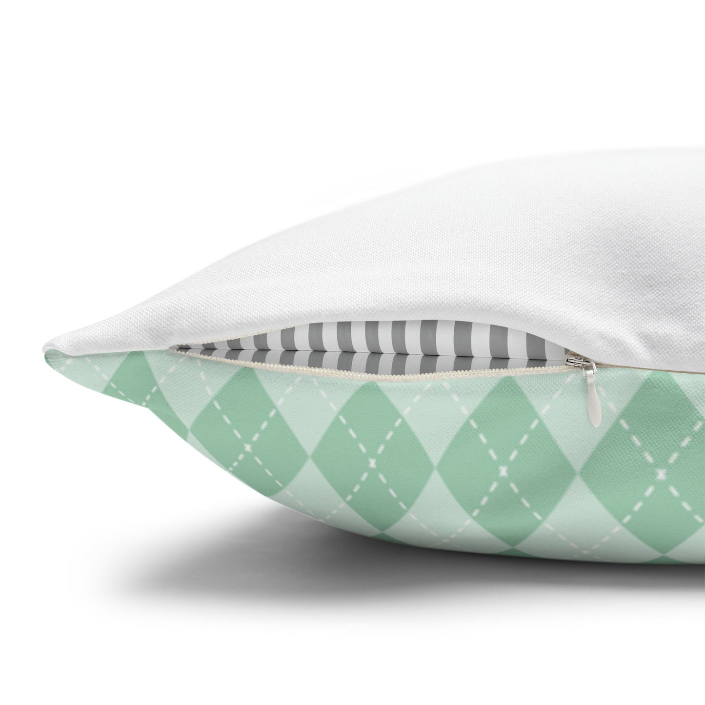 Floral Monogram M Pillowcase, Square Pillowcase