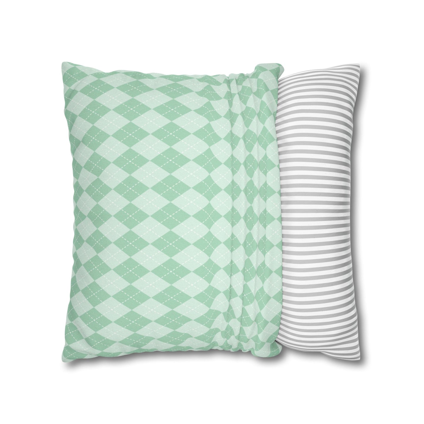 Floral Monogram M Pillowcase, Square Pillowcase